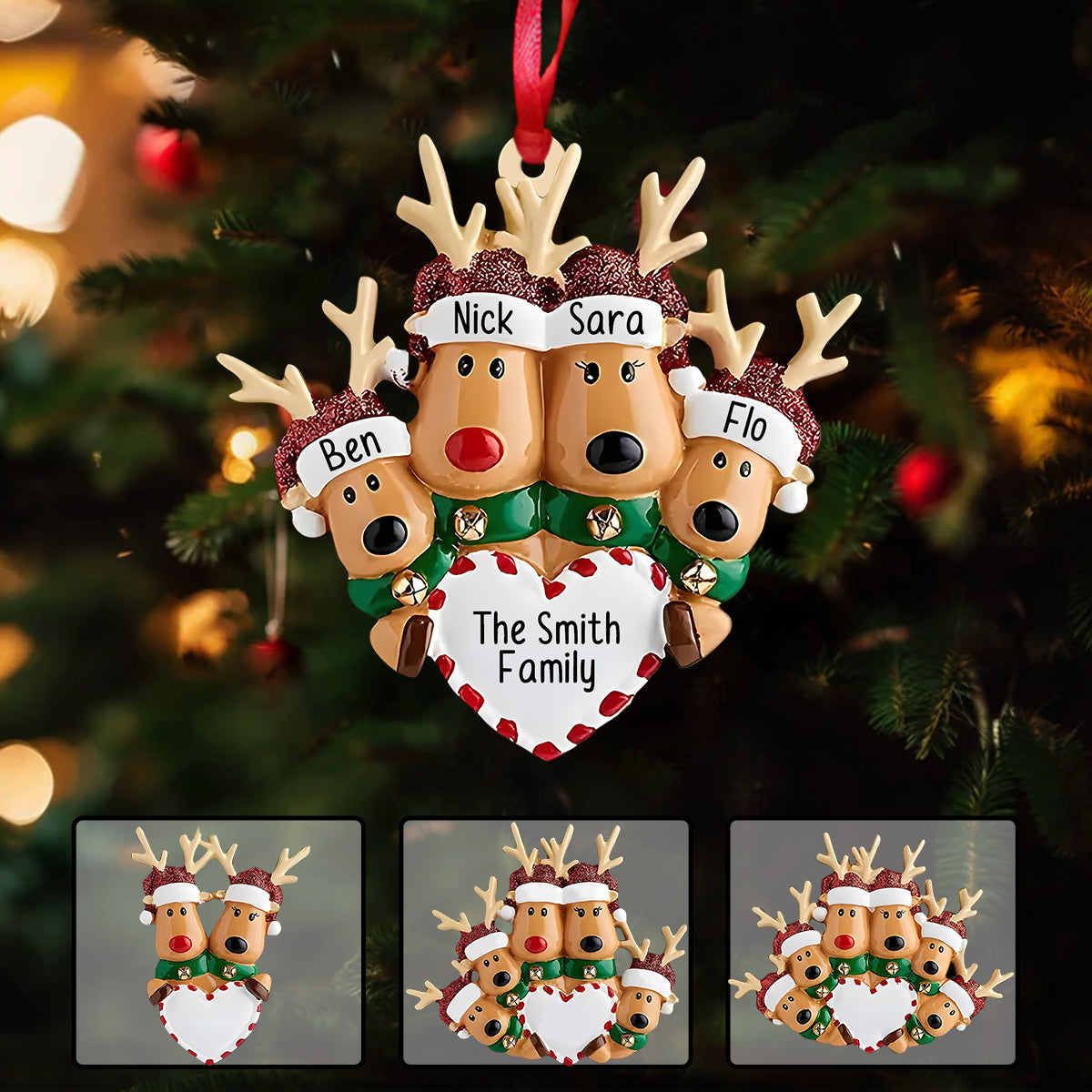 Glückliche Familie – personalisierter Familienschmuck