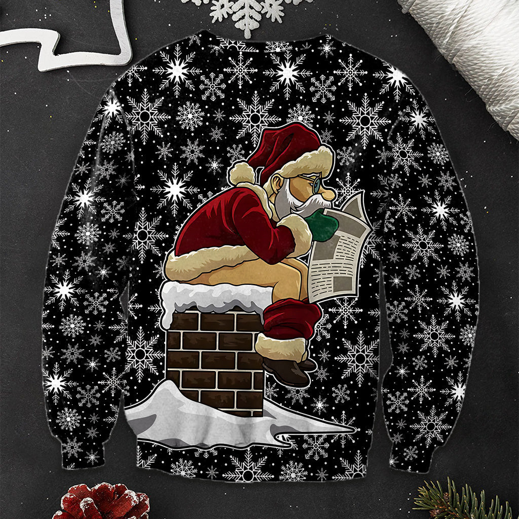 Doing Dad Shite - Personalized Father Ugly Sweater