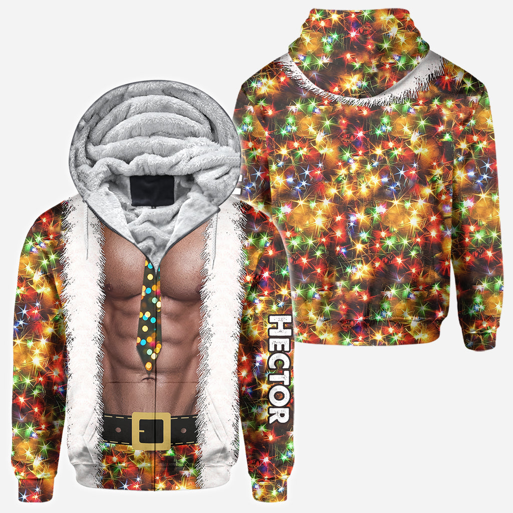 Baby Santa Is Coming - Personalized Couple All Over Shirt