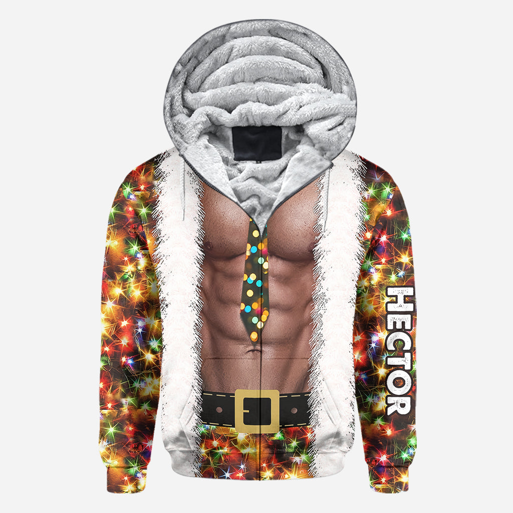 Baby Santa Is Coming - Personalized Couple All Over Shirt