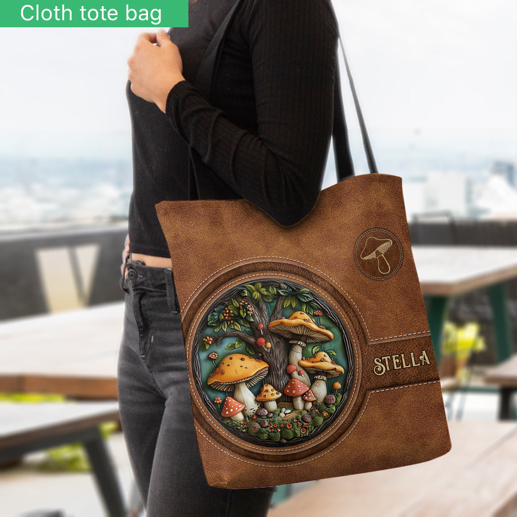 Mushroom Garden - Personalized Mushroom Tote Bag