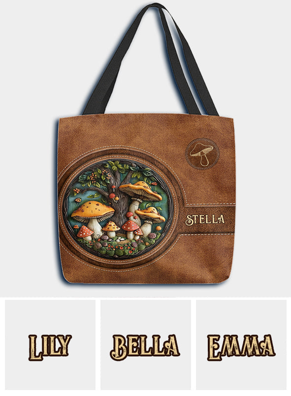 Mushroom Garden - Personalized Mushroom Tote Bag