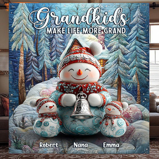 Merry Christmas - Personalized Grandma Blanket