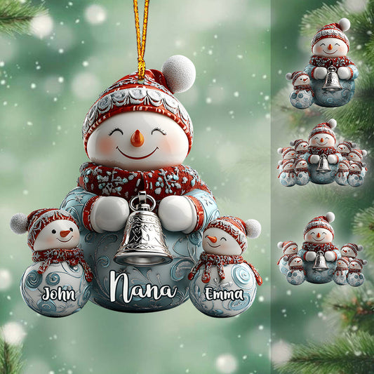 Merry Christmas - Personalized Family Ornament