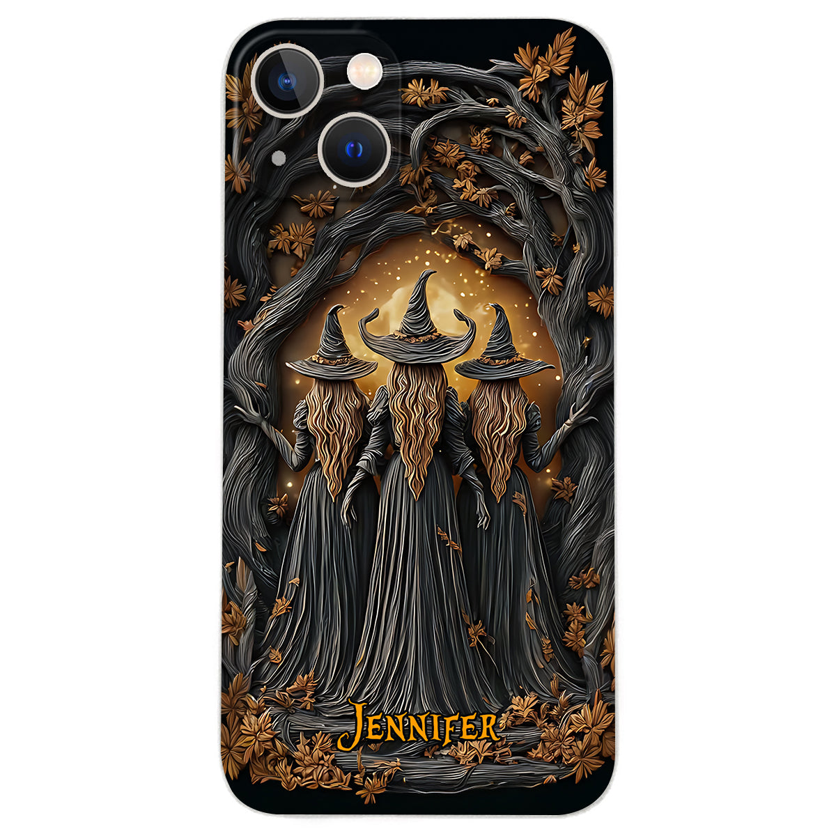 Best Witches - Personalized Witch Leather Phone Case