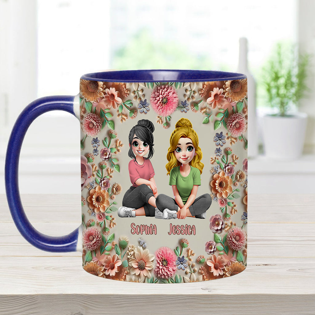« Frappe une garce pour toi, ma meilleure amie ! » - Mug personnalisé « Meilleure amie »