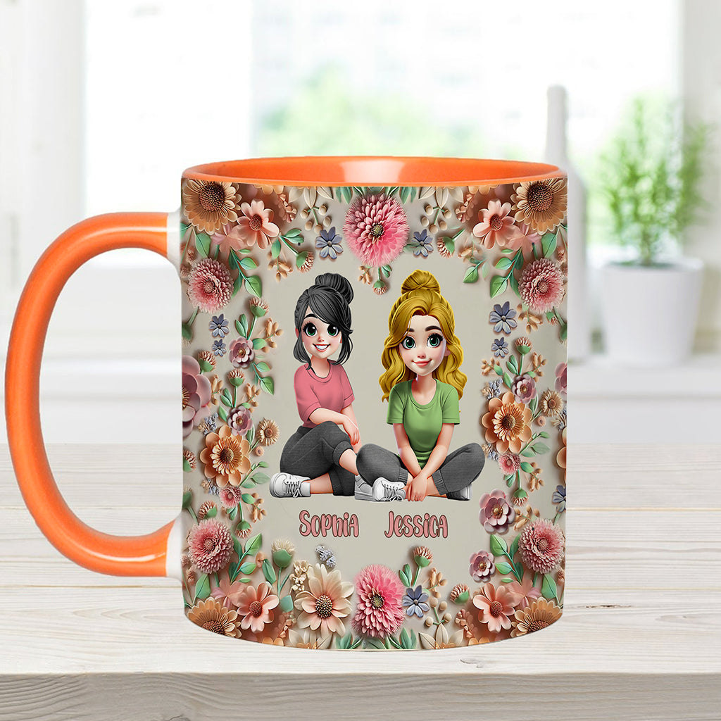 « Frappe une garce pour toi, ma meilleure amie ! » - Mug personnalisé « Meilleure amie »