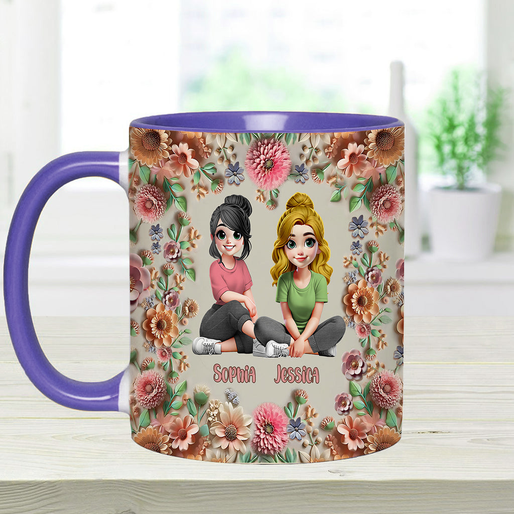 « Frappe une garce pour toi, ma meilleure amie ! » - Mug personnalisé « Meilleure amie »