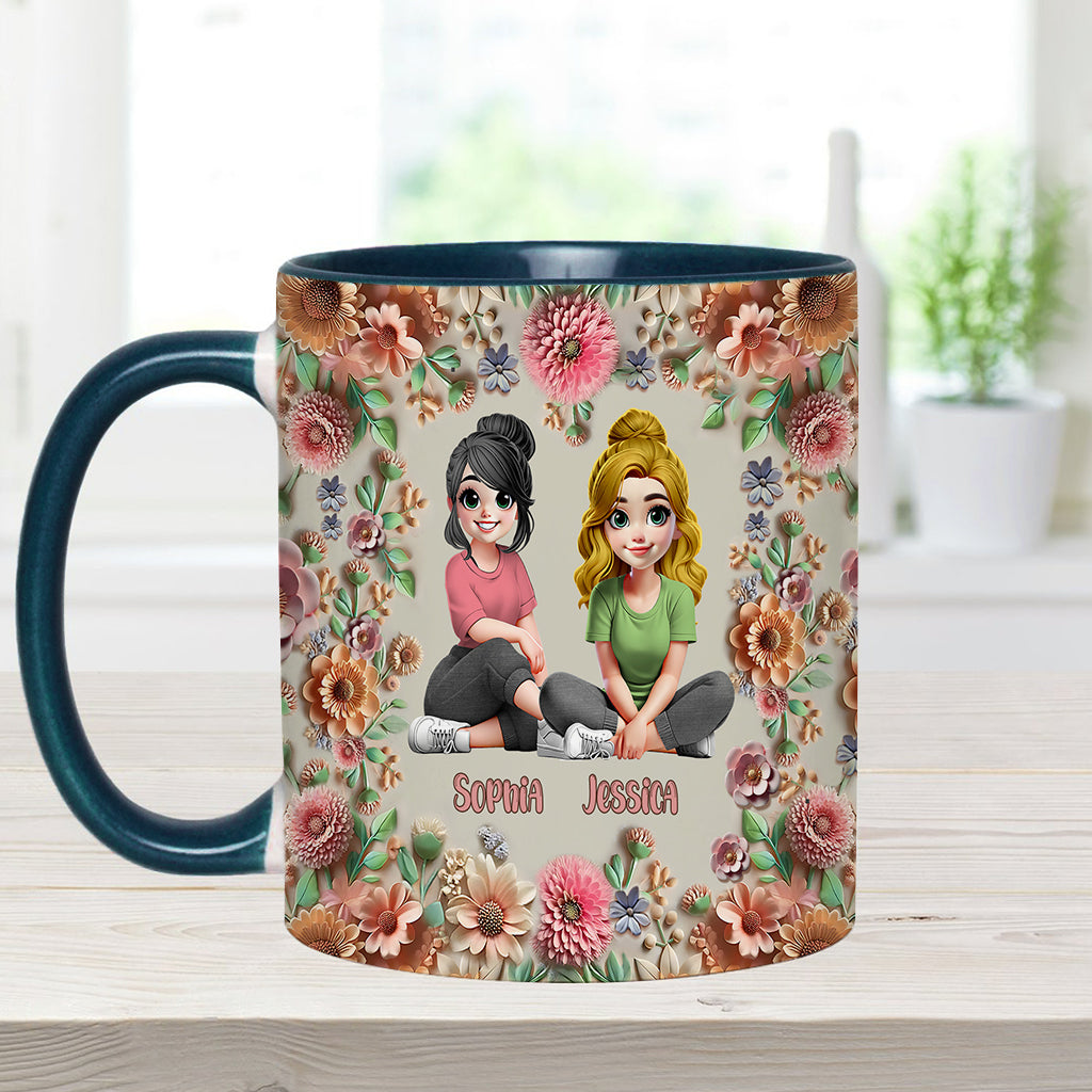 « Frappe une garce pour toi, ma meilleure amie ! » - Mug personnalisé « Meilleure amie »