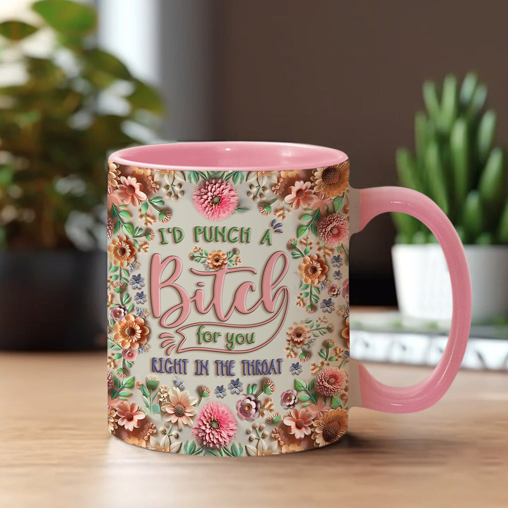 « Frappe une garce pour toi, ma meilleure amie ! » - Mug personnalisé « Meilleure amie »