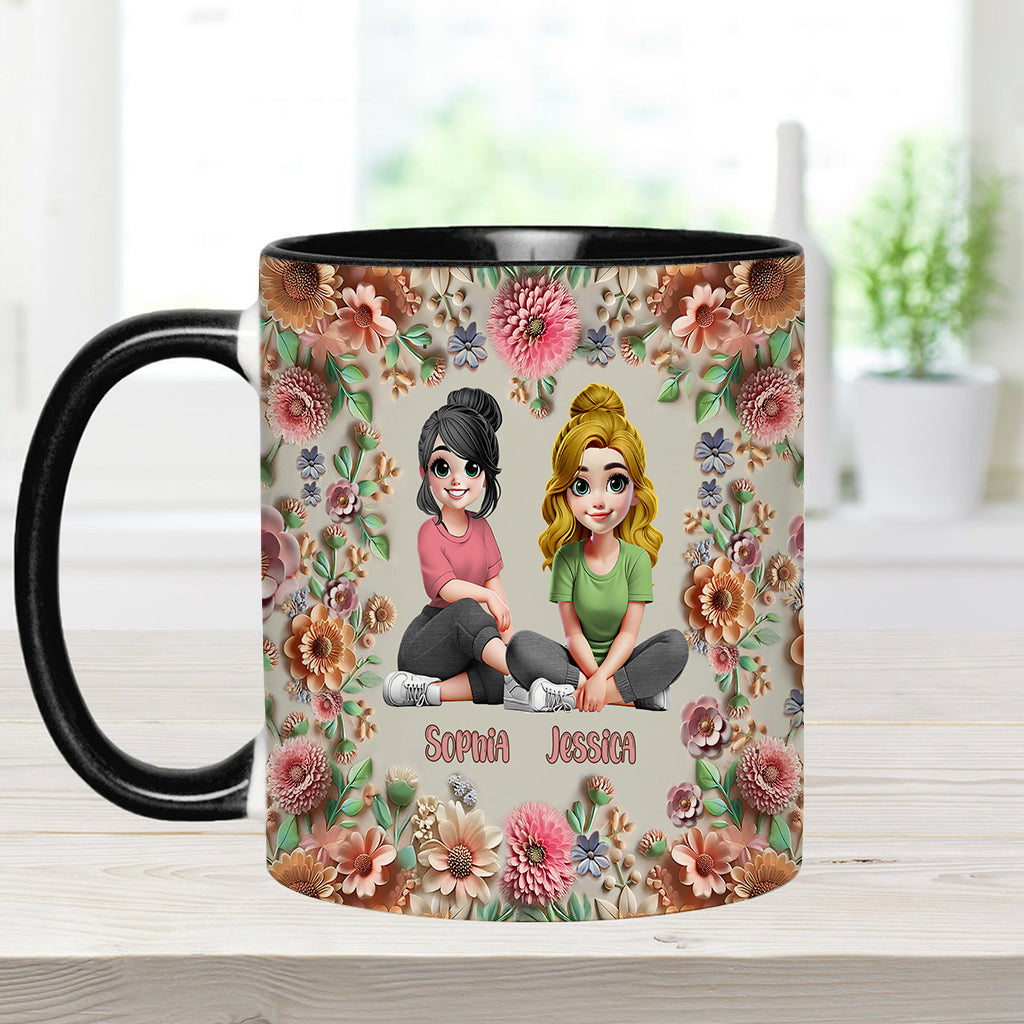 « Frappe une garce pour toi, ma meilleure amie ! » - Mug personnalisé « Meilleure amie »