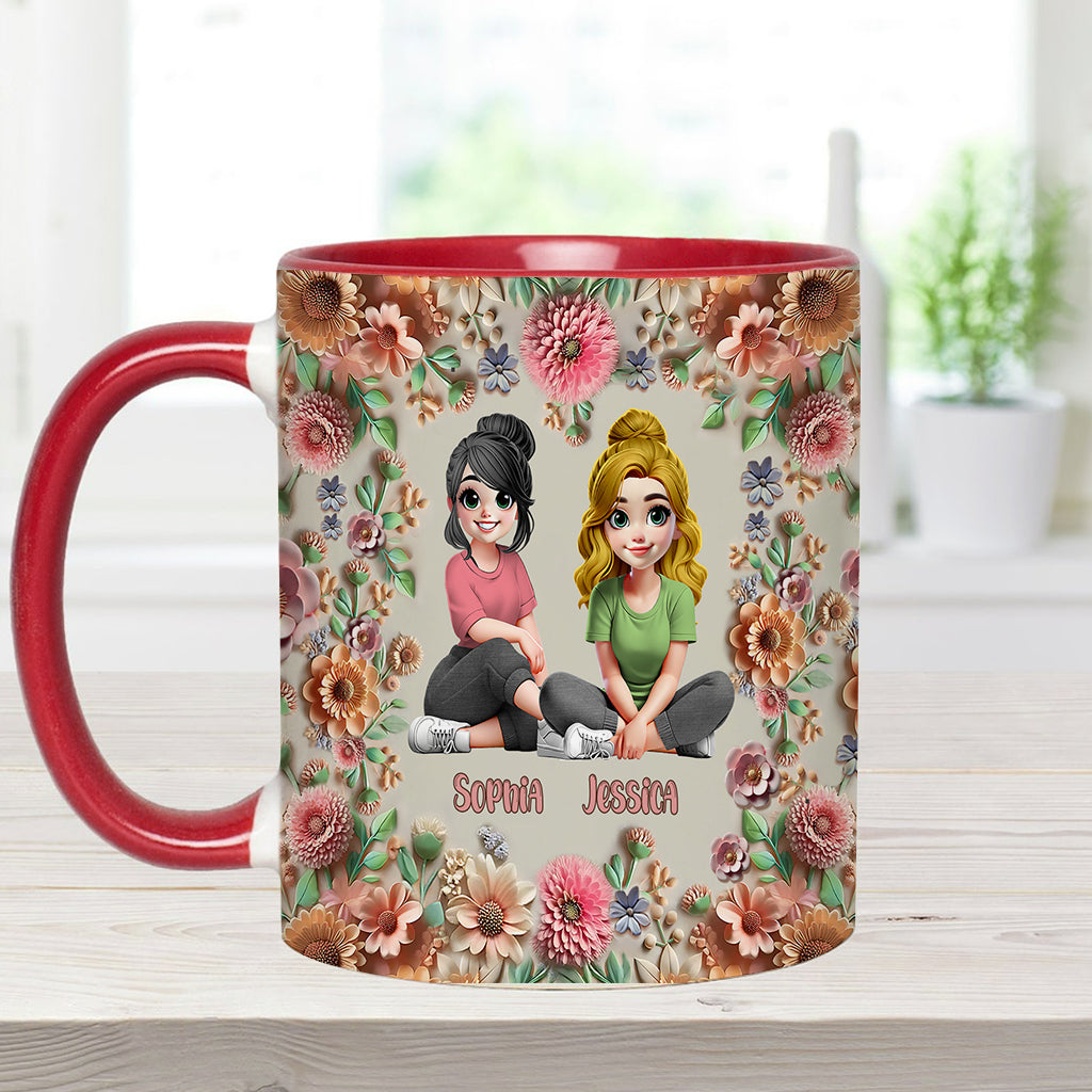 « Frappe une garce pour toi, ma meilleure amie ! » - Mug personnalisé « Meilleure amie »