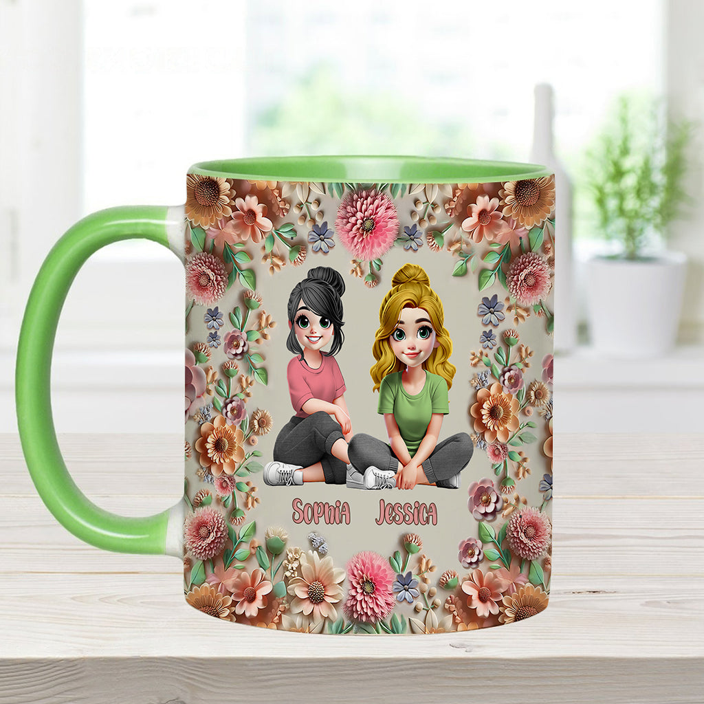 « Frappe une garce pour toi, ma meilleure amie ! » - Mug personnalisé « Meilleure amie »