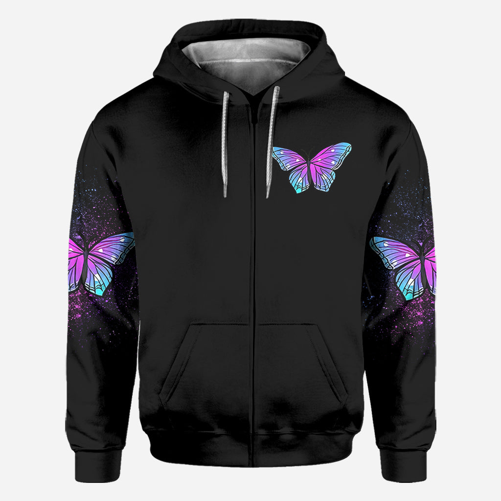 Grandma's Butterflies - Personalized Grandma All Over Shirt