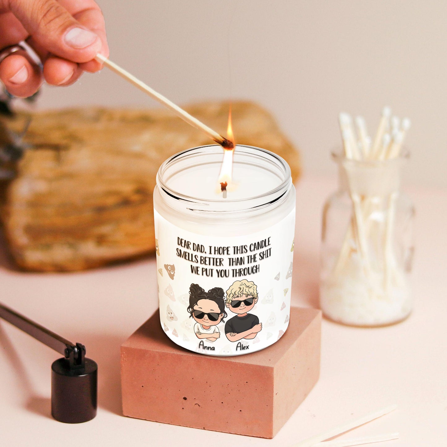 Dear Mom Dear Dad Funny Gift - Gift for mom, grandma, grandpa, dad - Personalized