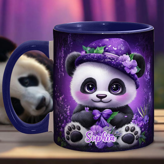 Mug personnalisé Panda mignon - Mug à motif panda pour les amoureux des pandas