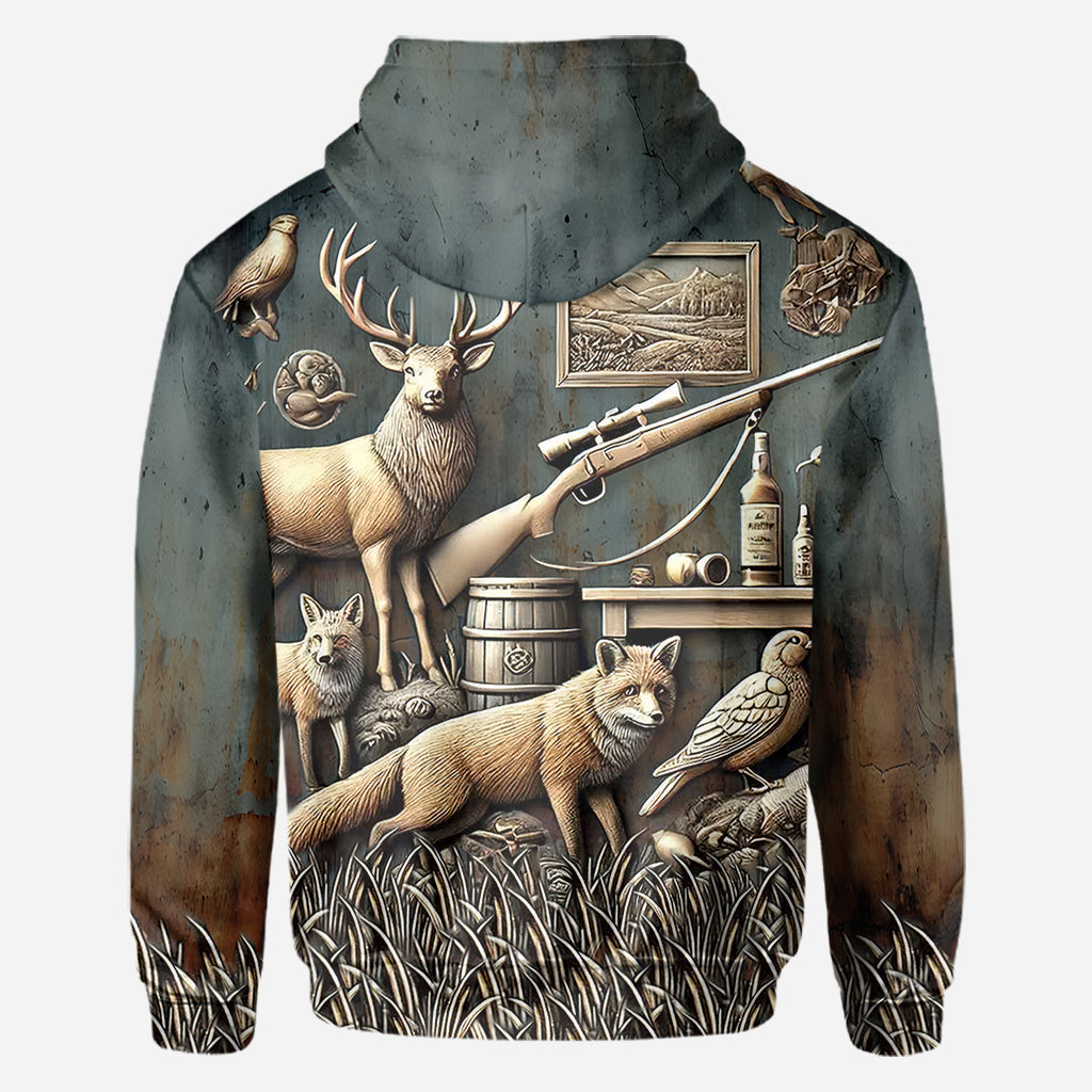 Meilleur chasseur de tous les temps - Chemise de chasse personnalisée intégrale