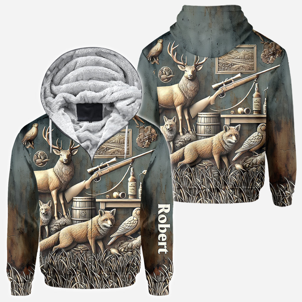 Meilleur chasseur de tous les temps - Chemise de chasse personnalisée intégrale