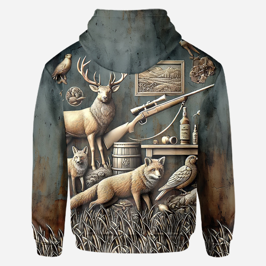 Meilleur chasseur de tous les temps - Chemise de chasse personnalisée intégrale