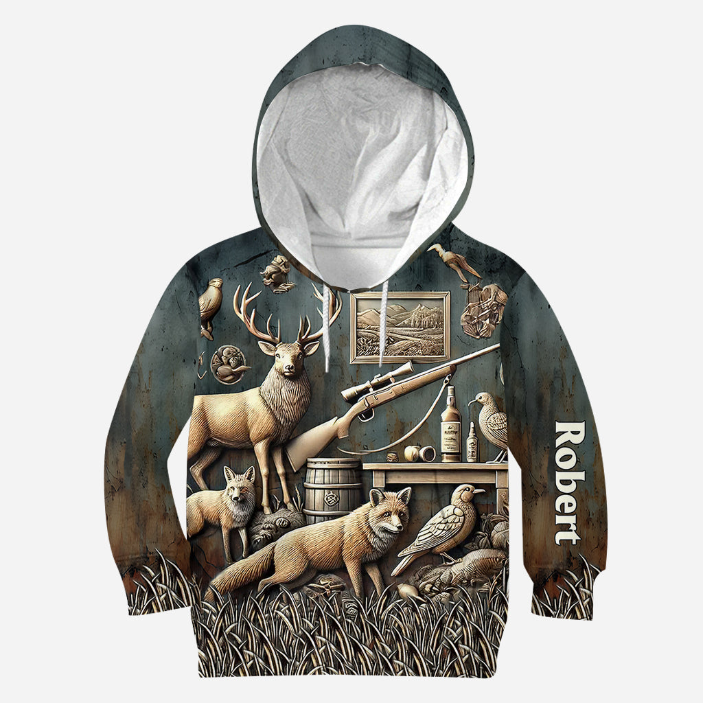 Meilleur chasseur de tous les temps - Chemise de chasse personnalisée intégrale