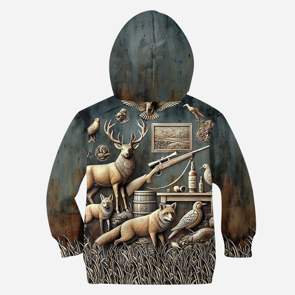 Meilleur chasseur de tous les temps - Chemise de chasse personnalisée intégrale