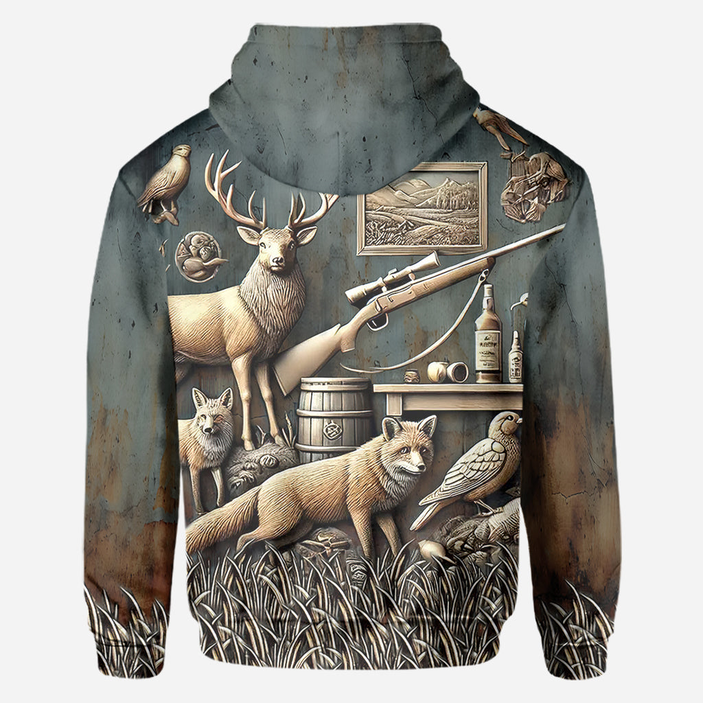 Meilleur chasseur de tous les temps - Chemise de chasse personnalisée intégrale