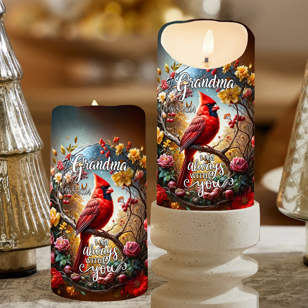 Angel's Whisper - Personalized Memorial Flameless Candle
