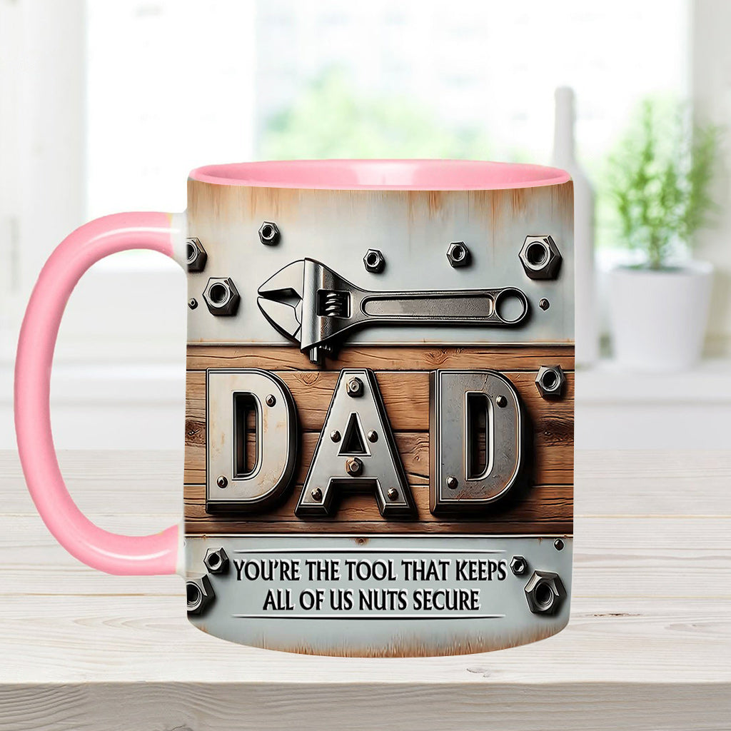 You Are The Tool - Personalized Father Accent Mug
