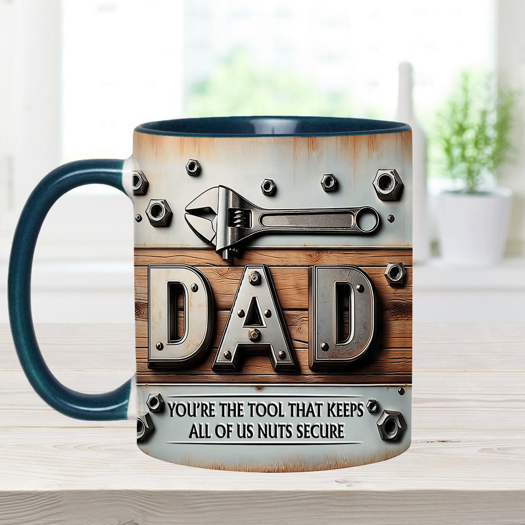 You Are The Tool - Personalized Father Accent Mug