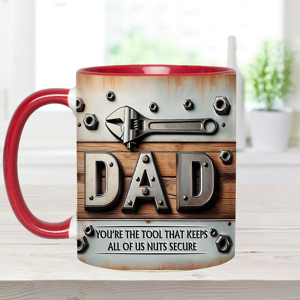 You Are The Tool - Personalized Father Accent Mug