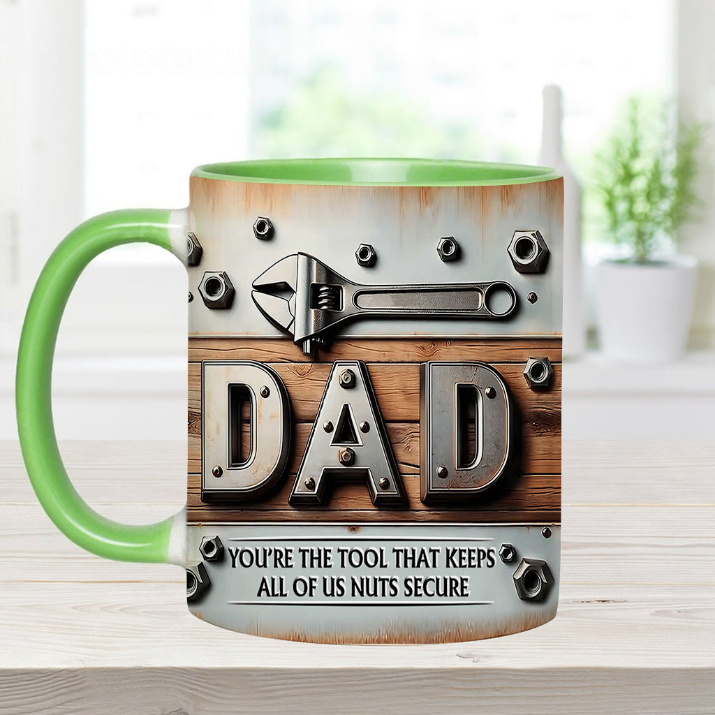 You Are The Tool - Personalized Father Accent Mug