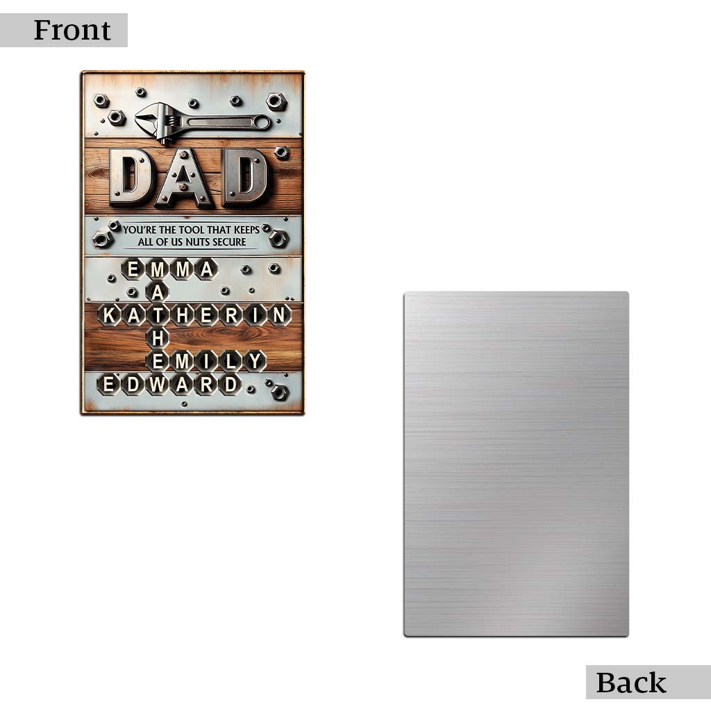 You Are The Tool - Personalized Father Cut Metal Sign