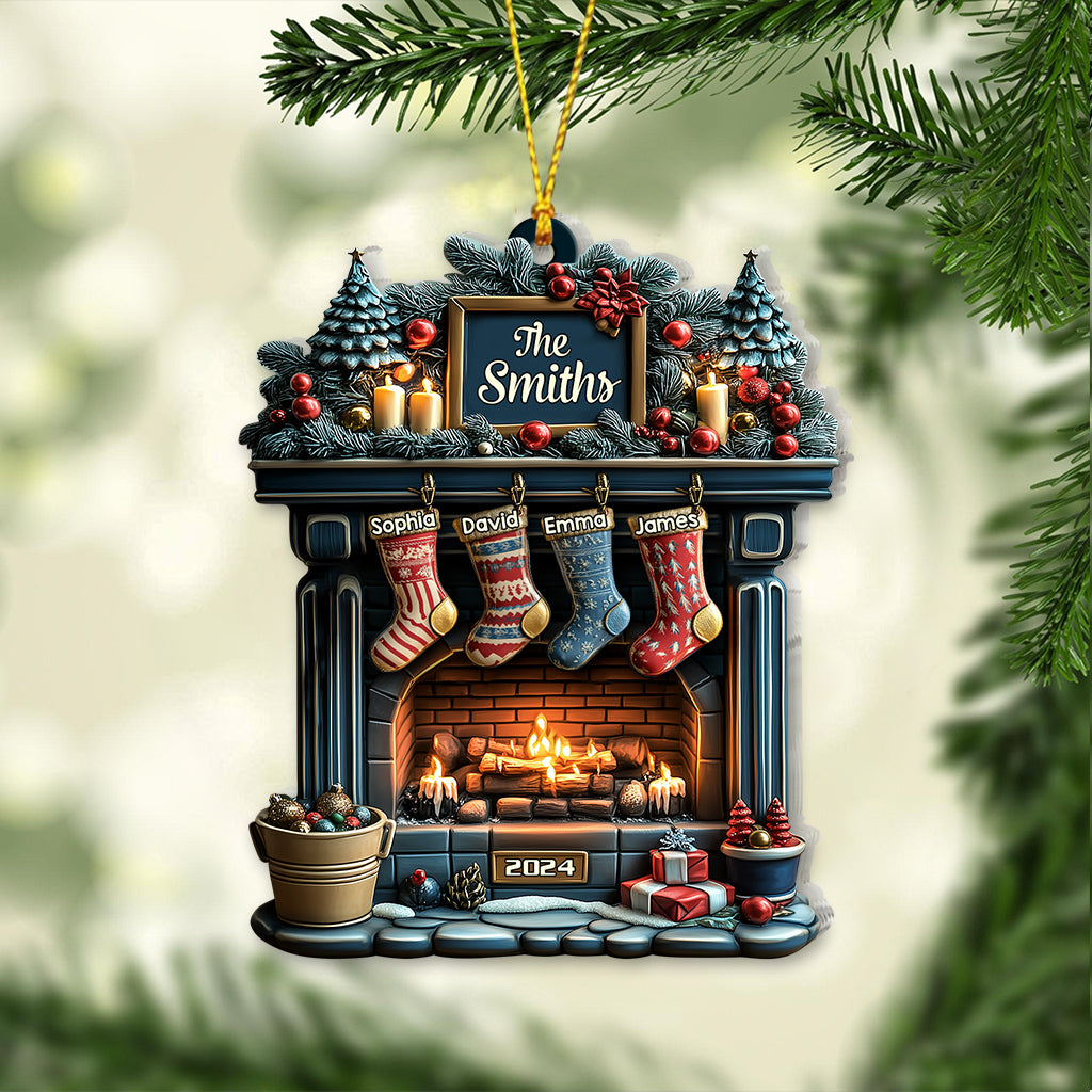 Merry Christmas 2024 - Personalized Family Ornament