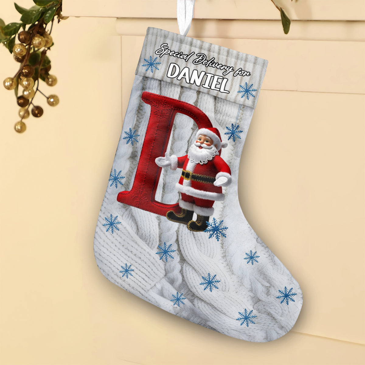 Livraison spéciale Noël - Chaussettes de Noël personnalisées pour enfants