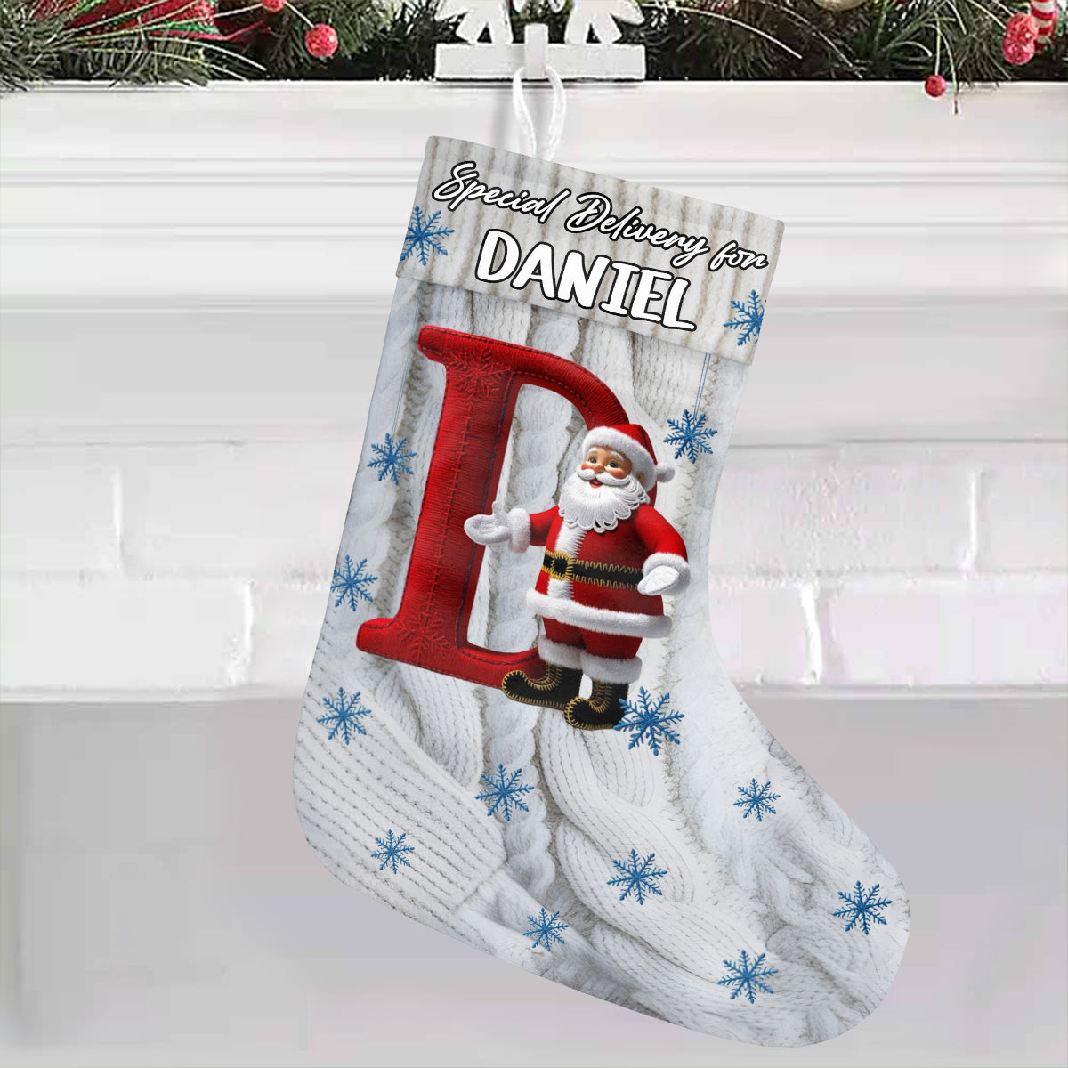 Livraison spéciale Noël - Chaussettes de Noël personnalisées pour enfants