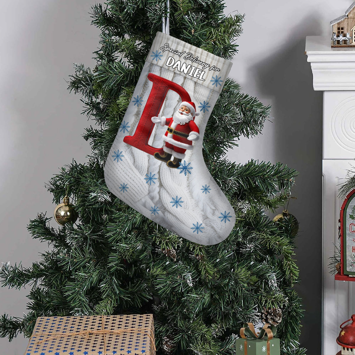 Livraison spéciale Noël - Chaussettes de Noël personnalisées pour enfants