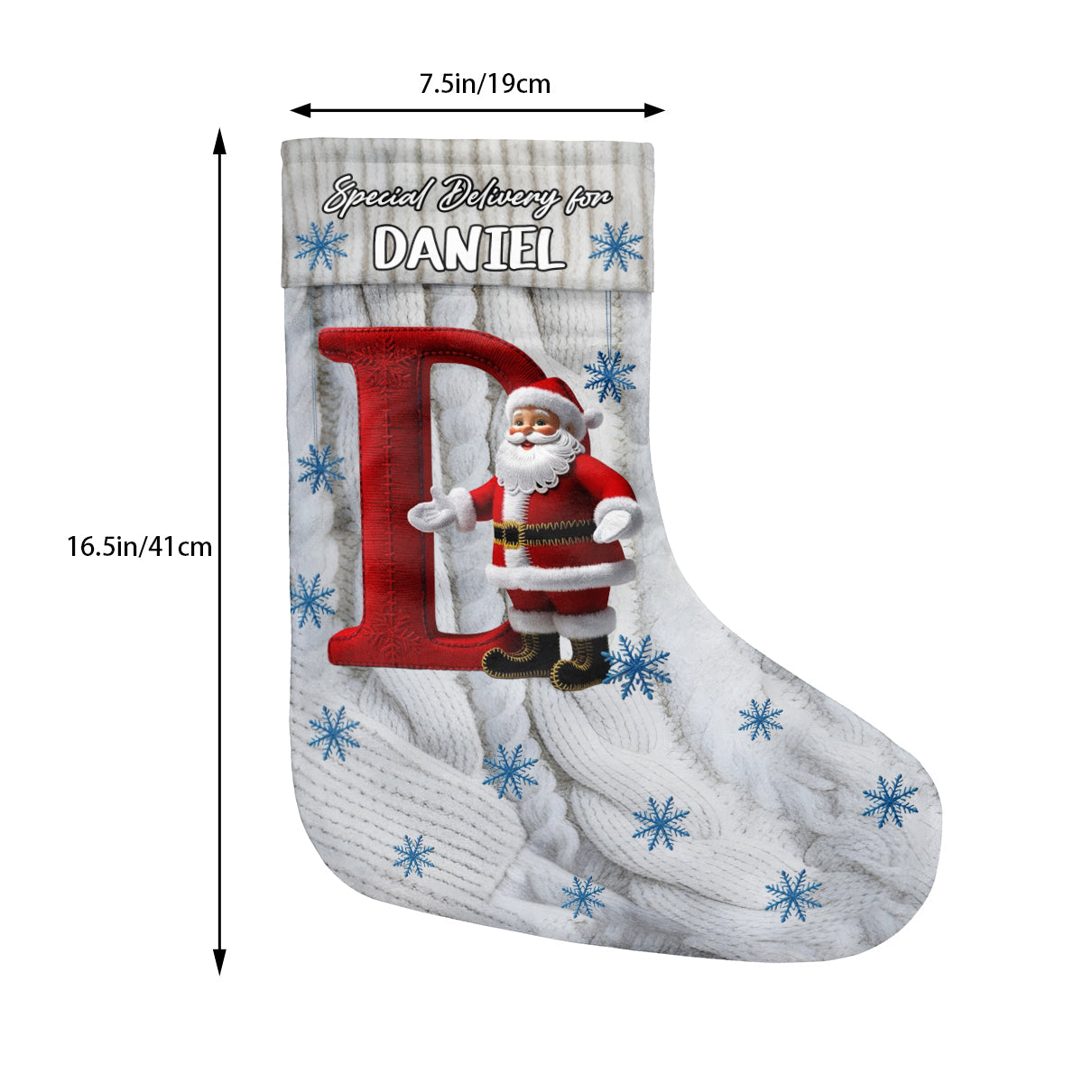 Livraison spéciale Noël - Chaussettes de Noël personnalisées pour enfants