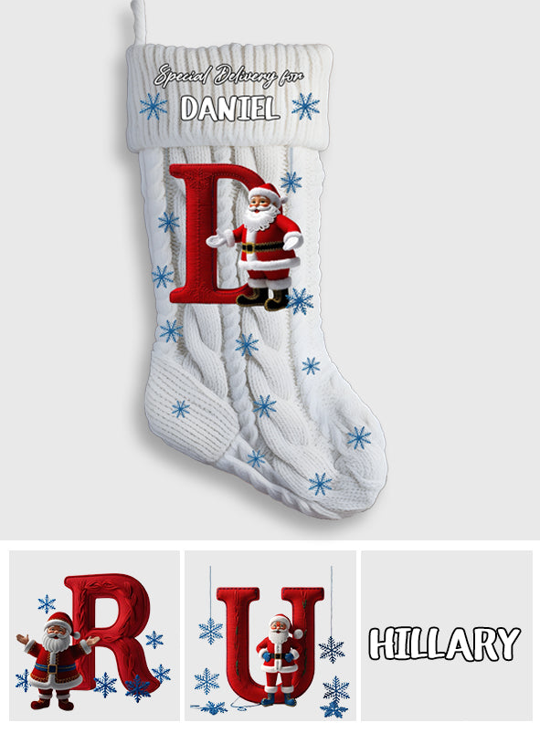 Livraison spéciale Noël - Chaussettes de Noël personnalisées pour enfants
