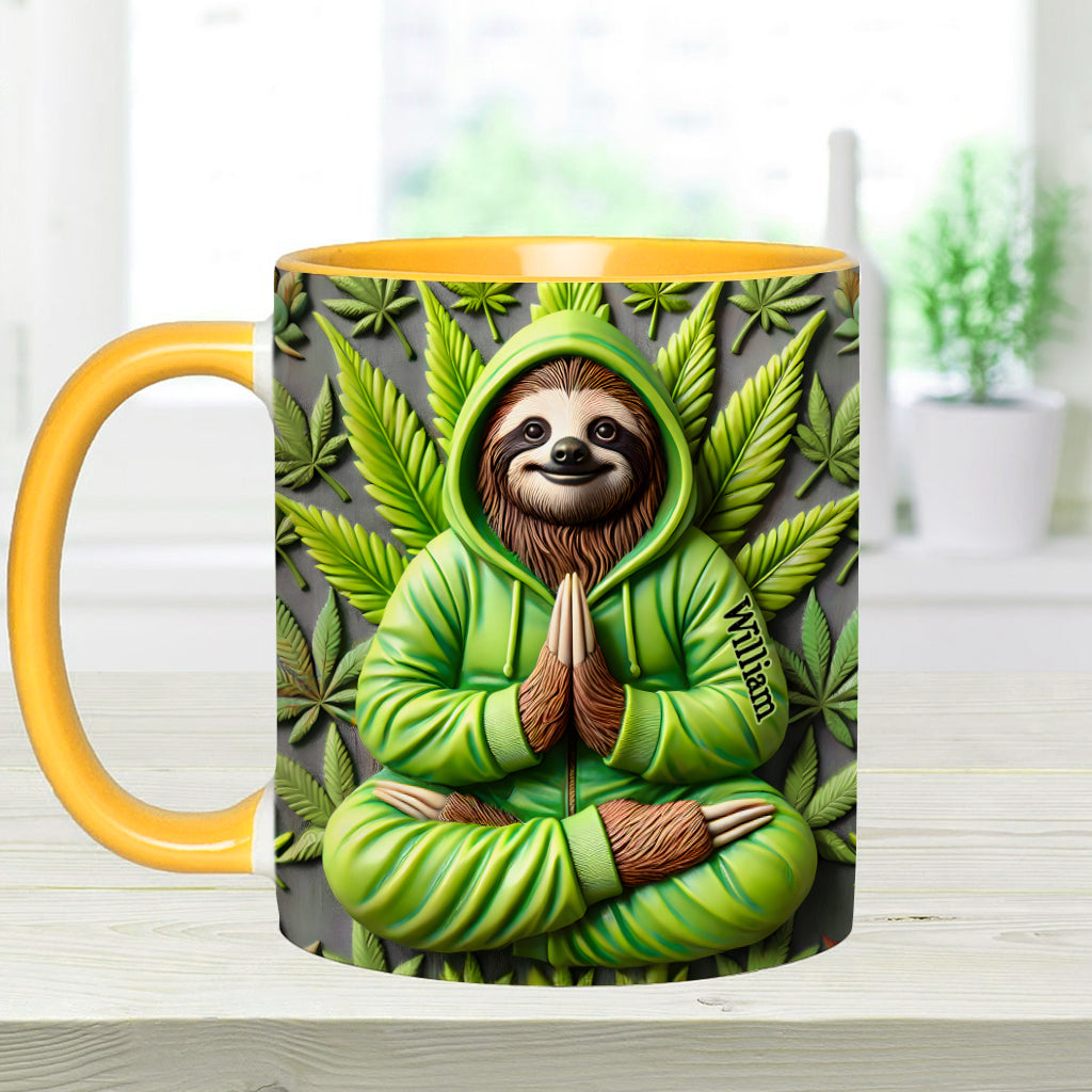 Inhaliere das Gute – personalisierter Weed-Akzentbecher