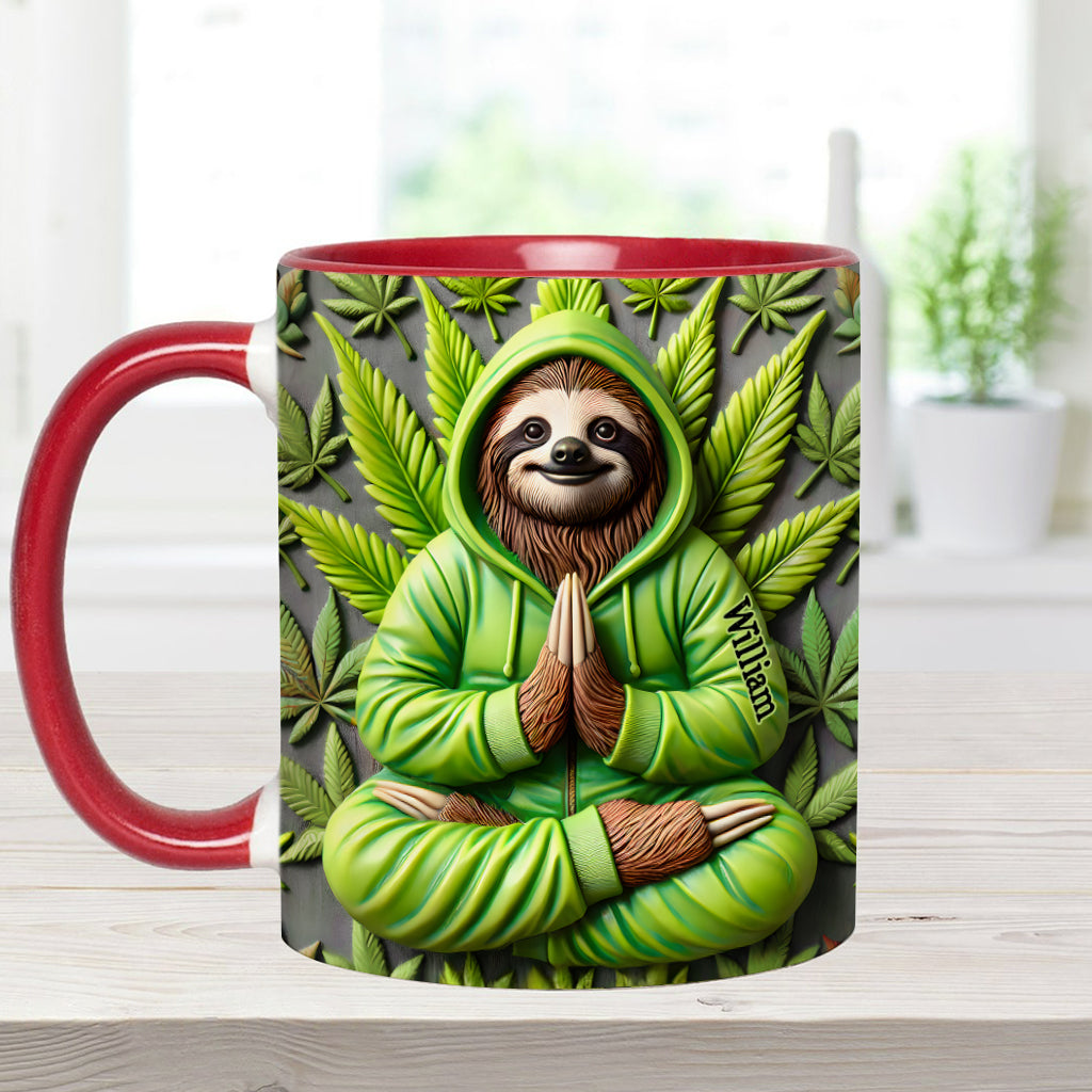 Inhaliere das Gute – personalisierter Weed-Akzentbecher