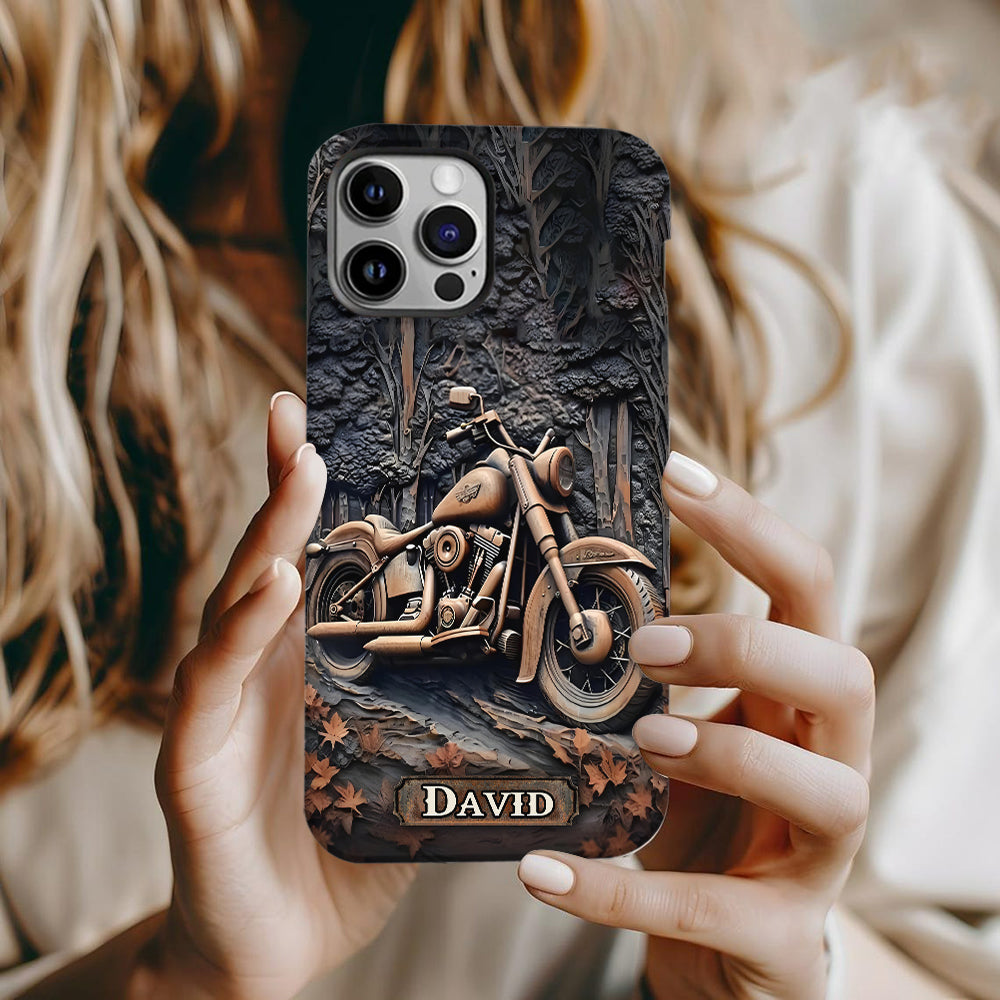 Il est temps de rouler - Coque de téléphone personnalisée pour motard avec impression intégrale