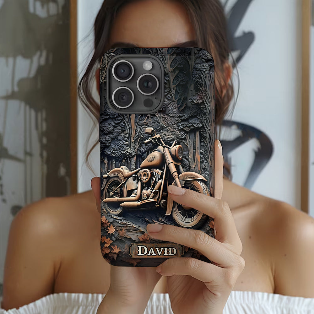 Il est temps de rouler - Coque de téléphone personnalisée pour motard avec impression intégrale