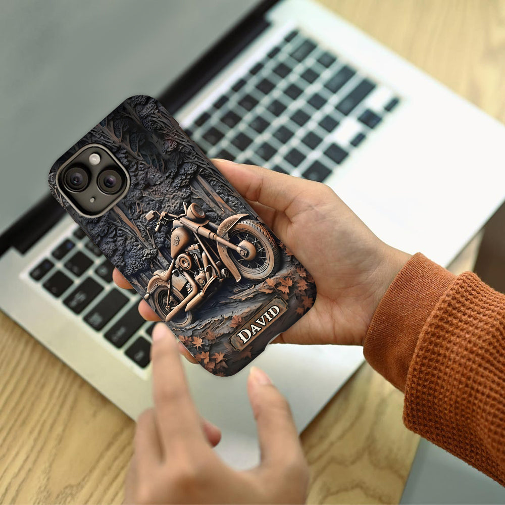Il est temps de rouler - Coque de téléphone personnalisée pour motard avec impression intégrale
