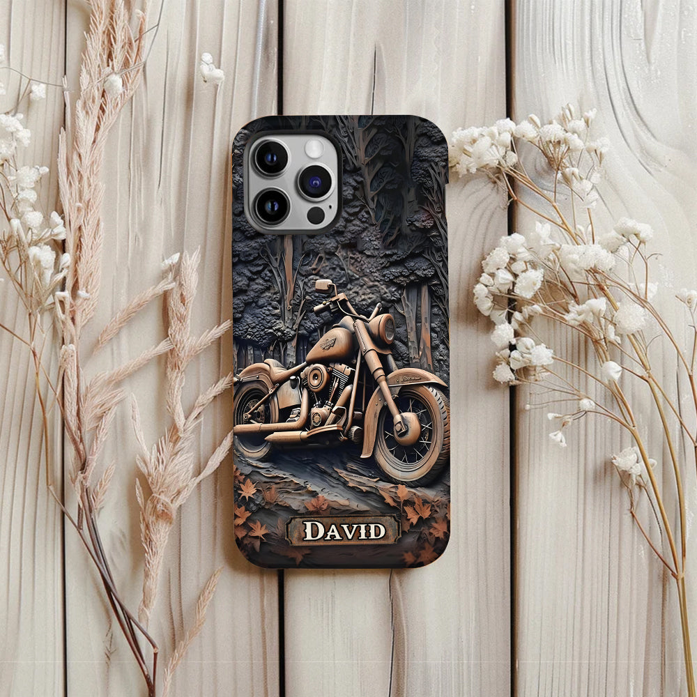 Il est temps de rouler - Coque de téléphone personnalisée pour motard avec impression intégrale