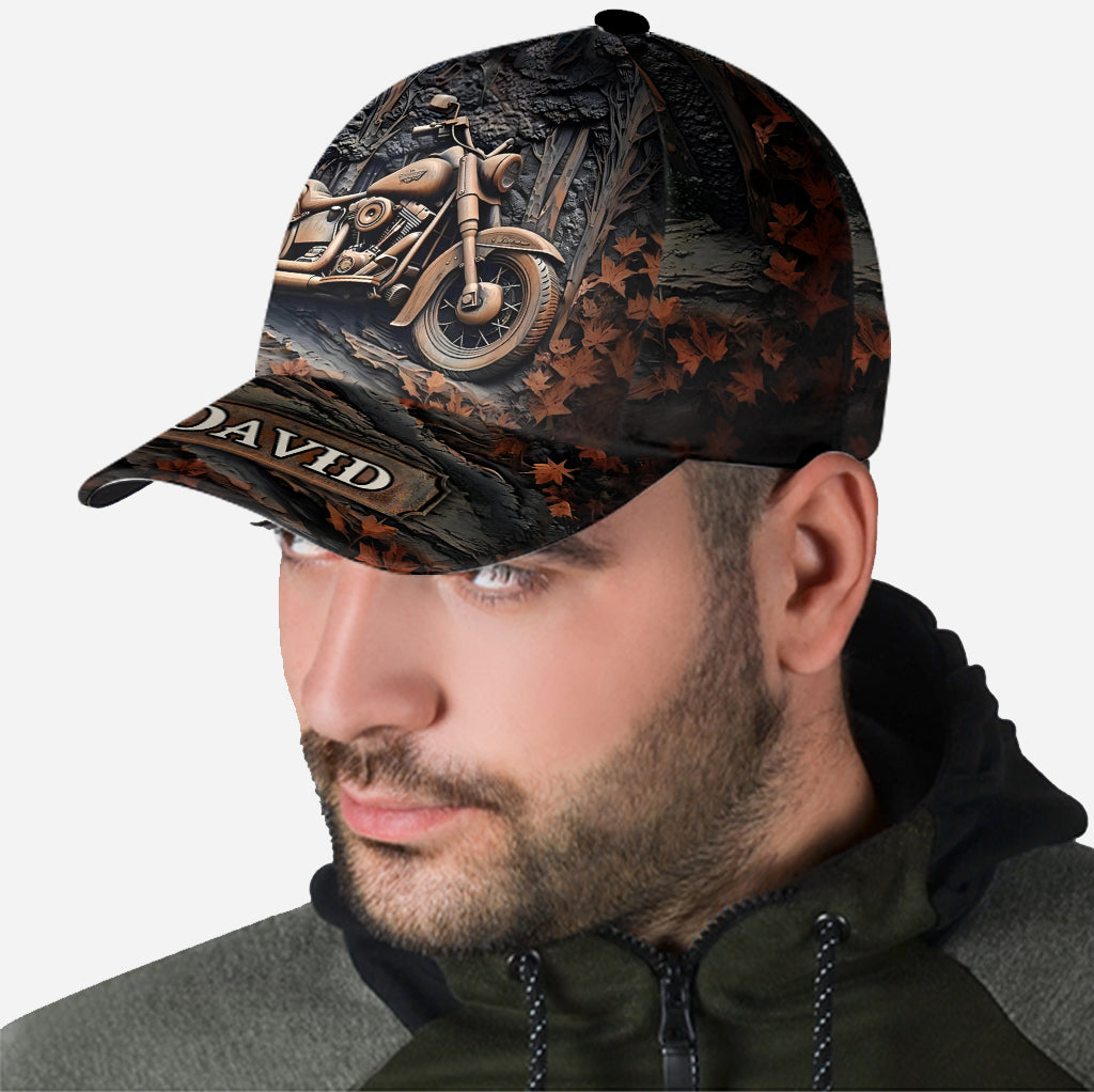 Casquette de motard classique personnalisée « Heat To Ride »
