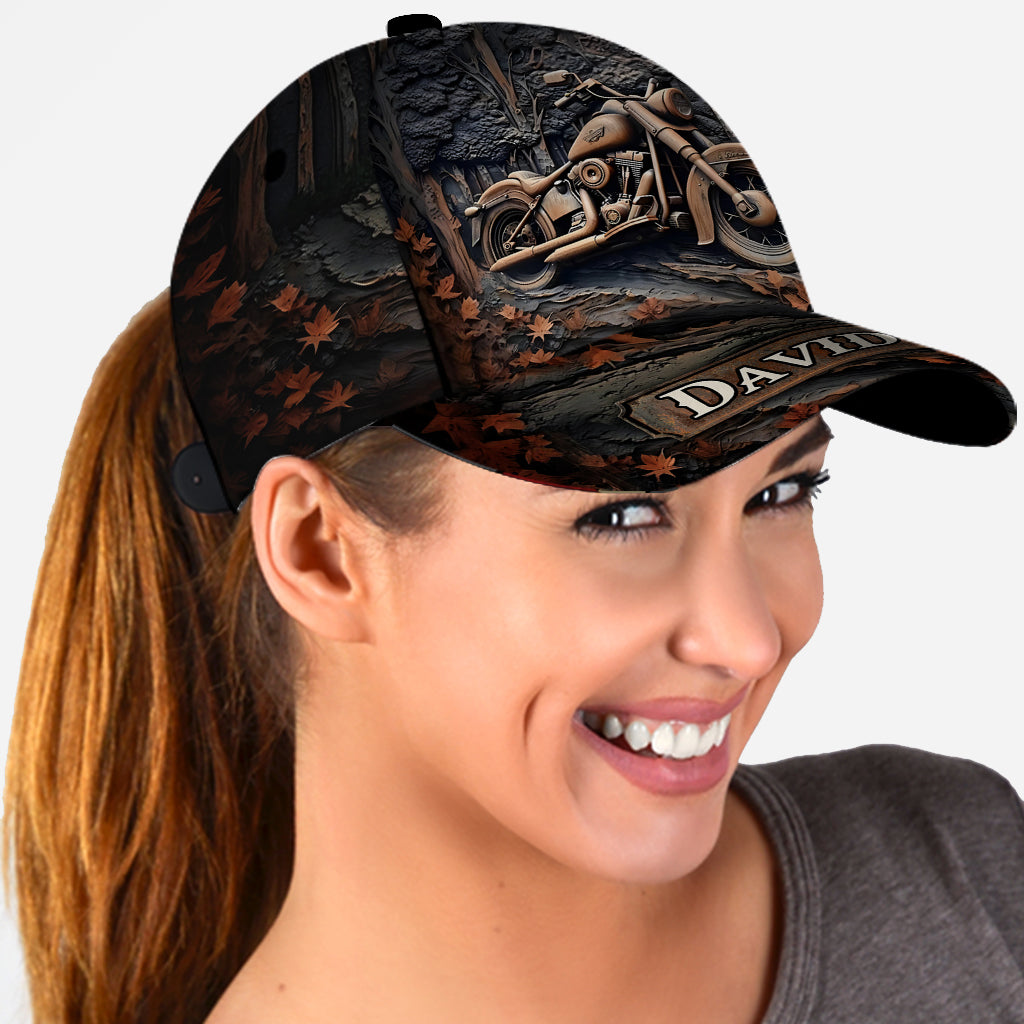 Casquette de motard classique personnalisée « Heat To Ride »