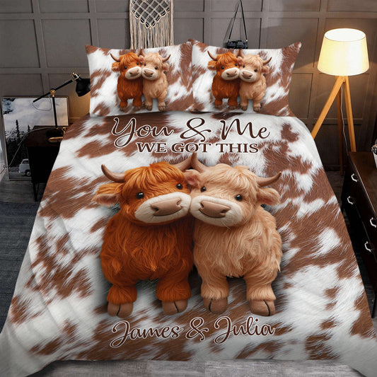 You And Me We Got This - Personalized Bedding Set