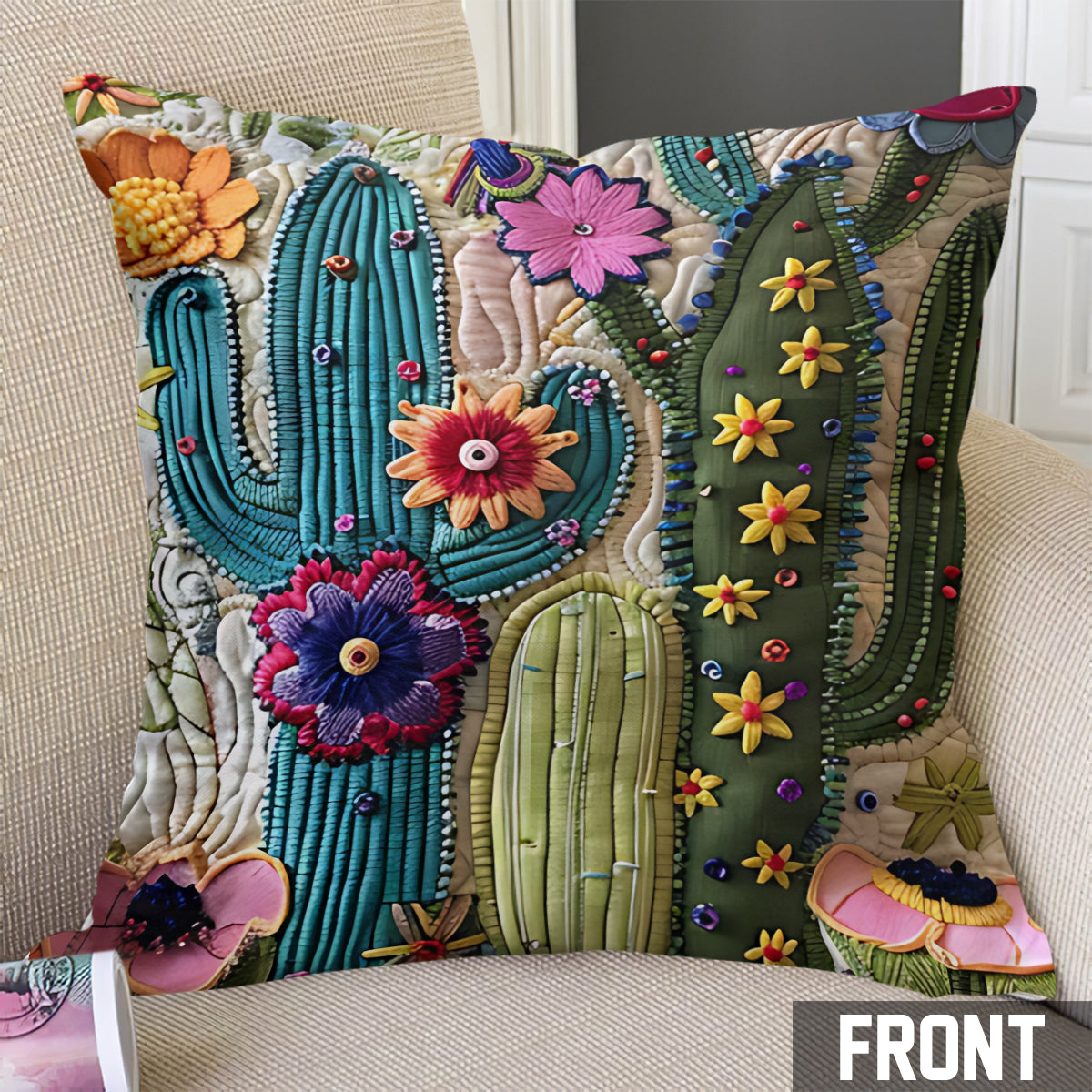 Coussin décoratif Cactus Garden - Jardinage