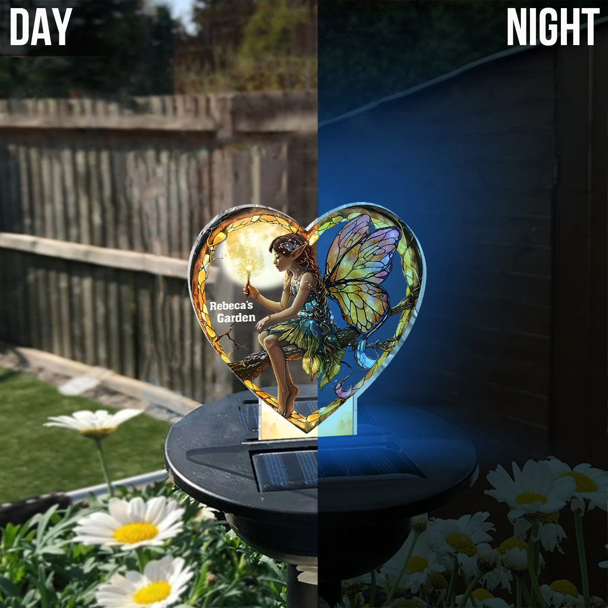 Votre jardin - Lampe solaire de jardin personnalisée