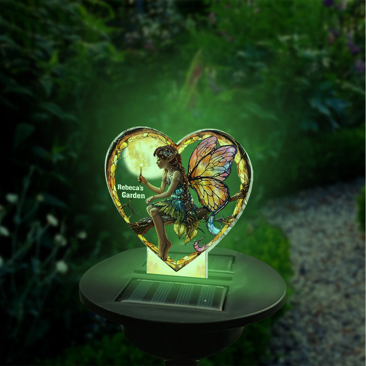 Votre jardin - Lampe solaire de jardin personnalisée